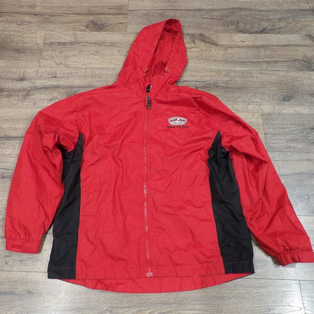 +Ron Jon Surf Shop Shirt Adult Large M Red/Black Windbreaker  Panama City Beach
